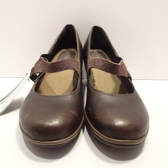 $140 Merrell Evera Draft Full Grain Espresso Leather Comfort Shoe 6.5 Mary Jane - Picture 1 of 8